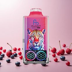 Fumot Leopard 40K Puffs Engangs Vape Blåbær Kirsebær Tranebær 0-5% Nikotin 700mAh