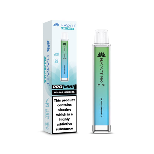 HAYATI PRO MINI 600 DOUBLE MENTHOL 10 BOX