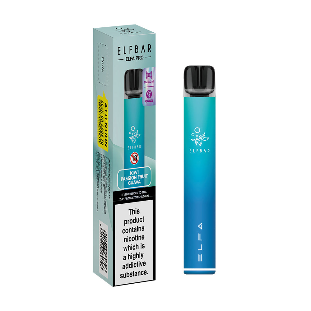 Arora Blue | ELFA Prefilled POD Kit,Complete with Kiwi Passion Fruit Guava starter POD