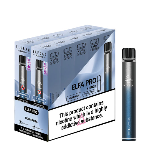 Twilight Blue | ELFA Prefilled POD Kit, Komplet med Mix Berries starter POD