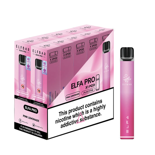 Arora Pink | ELFA Prefilled POD Kit,Complete with  Pink Lemonade starter POD