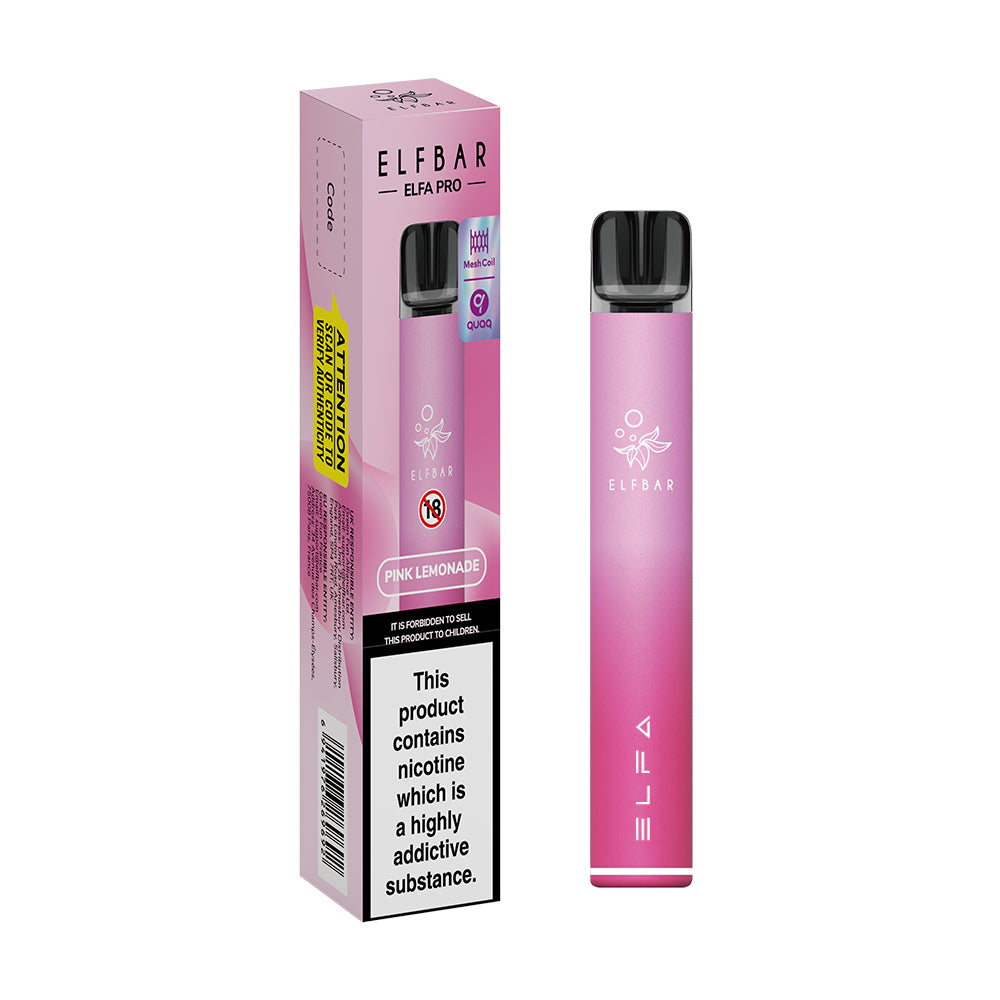 Arora Pink | ELFA Prefilled POD Kit, Komplet med Pink Lemonade starter POD