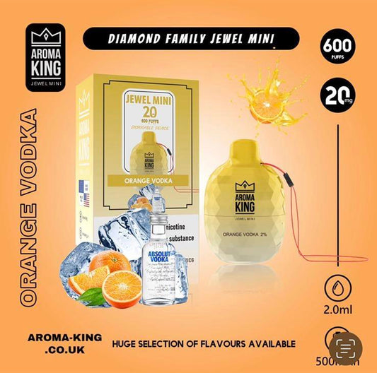 Orange Vodka Jewel Mini Box med 10 stk