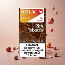 RELX Pod Pro 2 Vape Device Rigt Tobak 5% Nicotinindhold 600 Pust 1.9ml Kapacitet