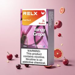 RELX Pod Pro 2 Vape Device Syrlig Drue 3% Nikotinindhold 600 Pust