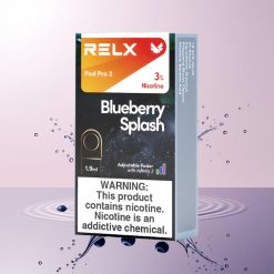 RELX Pod Pro 2 Vape Enhed Blåbær Splash 3% Nikotinindhold 600 Pust 1,9 ml Kapacitet