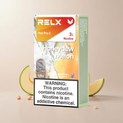 RELX Pod Pro 2 Vape Enhed Honningmelon 3% Nikotinindhold 600 Pust 1.9ml Kapacitet