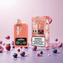 Razz Bar 40000 Puffs Engangs Vape Blåbæris/kærlighed 66 med Power Skærm og Type-C Port