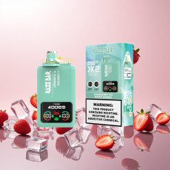 Razz Bar 40000 Puffs Engangs Vape Jordbæris/blandede bær Power Skærm Display Type-C Port