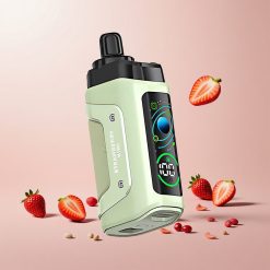 Razz Bar 45000 Puffs Engangs Vape Jordbær Kiwi og Justerbar Luftflow