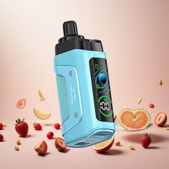 Razz Bar 45000 Puffs Engangs Vape Tropisk Frugt og Hindbær Type-C Genopladelig 20 mg/ml Nikotinstyrke