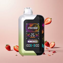 SMOK SPACEMAN SP40000 Engangs Vape Jordbær Kiwi 40000 Pust 20ml