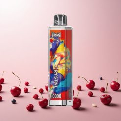 UWIN Crystal 10000 Puffs Engangs Vape Kirsebær-Bær (18ml, 10.000 puff)