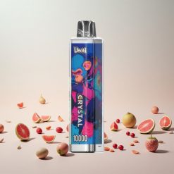 UWIN Crystal 10000 Puffs Engangs Vape Miami Mynte 18ml E-væskekapacitet 650mAh Batteri