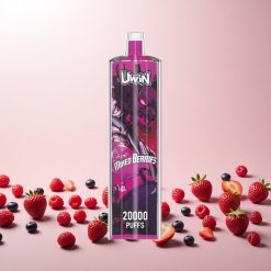 Uwin Shisha Hookah Crystal 20000 Puffs Blandede Bær - Nicotin: 0%-5% - 22ml