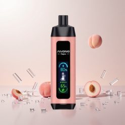 Aivono Aim Fatpro 22000 Puffs Disposable Vape Fersken Is Aivono AIM FATPRO 22000 Puffs 0%,2%,3%,5% Nikotin Op til 22000 Puffs 28ml E-væske 10 smagsvarianter 600mah Genopladelig 0.6 ohm Mesh Coil Eco/Boost Dual Modes Vegetabilsk Glycerin & Propylenglykol Naturlige&Kunstige Aromastoffer