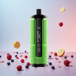 Al Fakher Crown Bar 15K Hypermax Engangs Vape Kit Blå Hindbær Lemonade (22ml, 15.000 Pust) Al Fakher Crown Bar 15K Hypermax Engangs Vape Kit (22ml, 15.000 Pust)