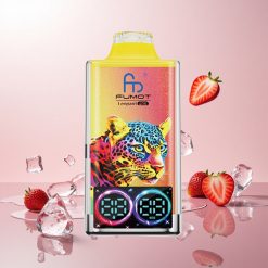 Fumot Leopard 40K Puffs Engangs Vape Jordbær Is 0%, 2%, 3%, 5% Nikotin 700mAh Batteri Dual Mesh Op til 40000 Puffs Type-C Opladning Digital Tube Oljekraft Display Fumot Leopard 40K Puffs Engangs Vape 0%, 2%, 3%, 5% Nikotin 700mAh Batteri Dual Mesh Op til 40000 Puffs Type-C Opladning Digital Tube Oljekraft Display