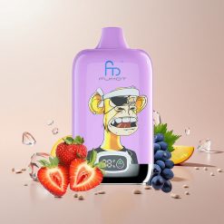 Fumot Tornado Digital Box 12000 Puffs Engangs Vape Mango Is 20ml E-Liquid / 550mAh Genopladelig batteri