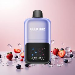 GEEK BAR 2GO 20ml 50000 Puffs To Serie Disposable Vape Pen Bær Is Op Til 50000 Puffs, Interaktiv Stor Skærm, 3-nivejusterbar Smag/Kølighed