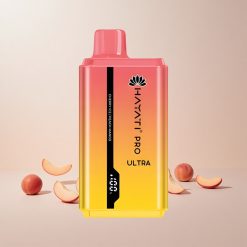 Hayati Pro Ultra 15000+ Puffs Cherry Is Disposable Vape Features: Puffs: 15000+ Batteri: 850mAh E-Liquid Kapacitet: 2 12ml Nicotin Styrke: 2% Smagsvarianter: 49