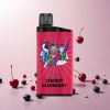 IGET Bar 3500 Puffs Engangs Vape Kirsebær Blåbær (Op til 3500 Puffs, 1400 mAh)