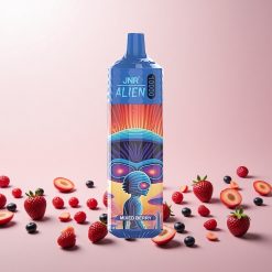JNR Alien 10000 Puffs Disposable Vape Blandede Bær Features: 850mAh Batterikapacitet Type-C Hurtigopladning