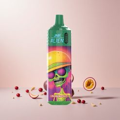 JNR Alien 10000 Puffs Disposable Vape Passionfrugt med 850mAh batteri og Type-C hurtigopladning