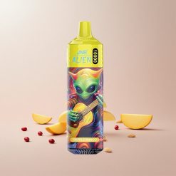 JNR Alien 10000 Puffs Disposable Vape Trippel mango 850mAh Batterikapacitet Type-C Hurtigopladning