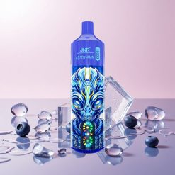 JNR Alien Max 18000 Puffs Engangs Vape Blåbær På Is med Smart LED Display og 20 Smagsvarianter