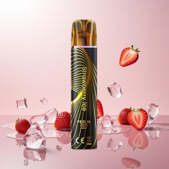 JNR Black&Golden 600+200 Puffs Engangs Vape Jordbær Is (800 Puffs, 2ml)