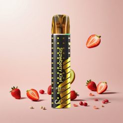 JNR Black&Golden 600+200 Puffs Engangs Vape Jordbær Kiwi 800 Puffs 2ml