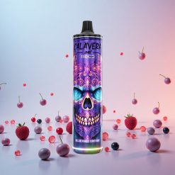 JNR Calavera 11000 Puffs Engangs Vape Blå Hindbær Kirsebær med Type-C opladning og 850 mAh batteri