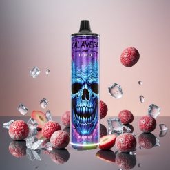 JNR Calavera 11000 Puffs Engangs Vape Sort Is med Type-C opladning og 21ml E-Liquid