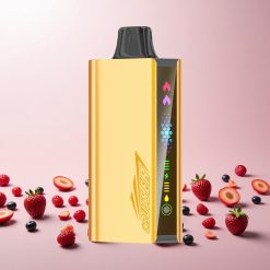 JNR Cruiser 12000 Puffs No-Charge Disposable Vape Mixed Berry (Blandet Bær) med 3500 mAh Batteri