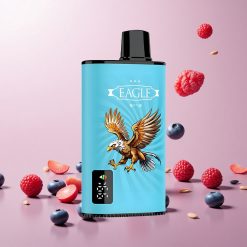 JNR EAGLE Smart 23000 Puffs Disposable Vape Blåbær Sur Hindbær med Digital Skærm og Justerbar Luftflow