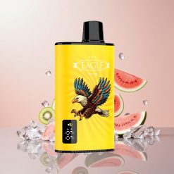 JNR EAGLE Smart 23000 Puffs Disposable Vape Kiwi Vandmelon Is med Digital Skærm & Justerbar Luftstrøm