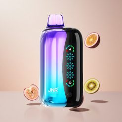 JNR Flex Ice 21000 Puffs Engangs Vape Kiwi Passionsfrugt Guava JNR Flex Ice 21000 Puffs Engangs Vape Tilpasbar Is Ca. 21000 Puffs 26ml E-væske Tilpasselig Luftflow Touch Screen 1.2 Ohm Dual Mesh 1000mAh Batterikapacitet Type-C Opladningsport Nicotinindhold 0%,2%,3%,5%.