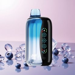 JNR Flex Ice 21000 Pugs Disposable Vape Blåbær Is Justerbar Is 26ml E-væske