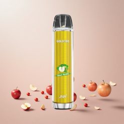 JNR Glod380 6000 Puffs Engangs E-damp Sur Æble 1500mAh 13ml