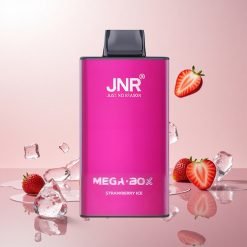 JNR Mega Box 25000 Puffs Engangs Vape Jordbær Is med 30ml E-væske og 850mAh Batteri