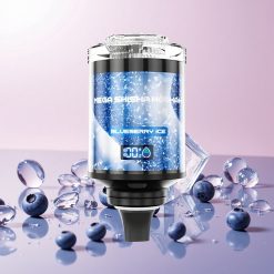 JNR Mega Shisha Hookah 100K Skrivebordskompatibilitet Blåbær Is JNR Mega Shisha Hookah Skrivebordskompatibilitet 100.000 puff 60ml