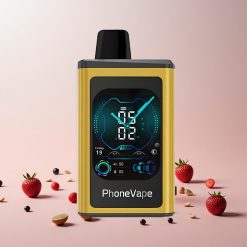 JNR PhoneVape 30000 puffs Engangs Vape Fucking Fab JNR PhoneVape 30000 puffs Engangs Vape Funktioner: 850mAh Type-C Genopladelig Batteri Justerbar Luftflow Appstyret Opkald og Tekstfunktioner Fjernbetjening Kamera Låsetilstand Fuld Skærm 30000 puffs Nikotinstyrke 2%,5%
