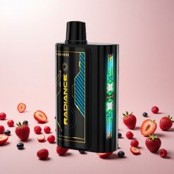 JNR Radiance 31000 Puffs Engangs Vape BÆR-MIX Smart Animation Skærm • 28ml E-væske