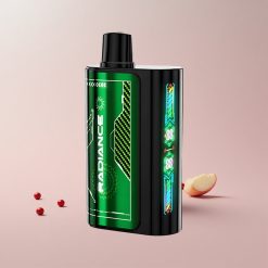 JNR Radiance 31000 Puffs Engangs Vape DØBLE ÆBLE Features: Ca. 31000 Puffs 28ml E-væske Smart Animation Screen Dual Mesh Coil 950 mAh Genopladeligt Batteri Type-C Opladningsport Nicotinindhold 2%