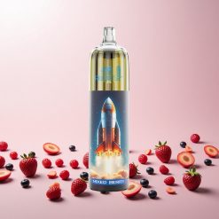 JNR Rocket-X 12400 Puffs Engangs Vape Blandet Bær med Justerbar Luftstrøm og RGB-lys