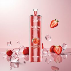 JNR Shisha Hookah 12000 Puffs Engangs Vape Jordbær Is 24ml/750mAh