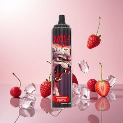 JNR Wolf Niplo 10000 Puffs Disposable Vape Jordbær Hindbær Kirsebær Is (650mAh, 20ml)