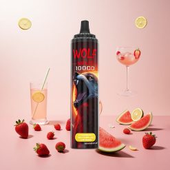 JNR Wolf Niplo 10000 Puffs Engangs Vape Jordbær Vandmelon Lemonade (650mAh, Type-C)