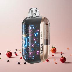 NEXA Ultra 50K Disposable Vape Fcuking Fab 20ml Forfyldt Kapacitet 50000 Pust 5% Nikotinstyrke 0.9ohm Dual Mesh Spoler 3D Buet Skærm Type-C Opladning